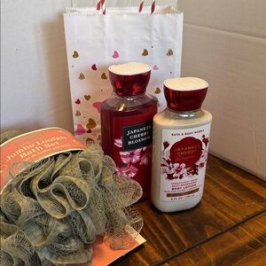Bath & Body Works Japanese Cherry Blossom Body Wash and Lotion